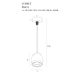 lafabryka.pl COMET ROUND P0433 LAMPA WISZĄCA CZARNA MaxLight