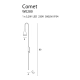 lafabryka.pl COMET W0280 KINKIET IP54 MaxLight