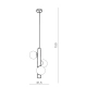lafabryka.pl Lampa wisząca Cortega (gold) AZ4425 AZZARDO