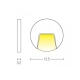 E184 OUTDOOR SCONCE LED 3W WHITE IP54 Zambelis Lights