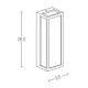 E202 OUTDOOR SCONCE LED 10W GRAPHITE IP65 Zambelis Lights