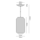 FLASK sage M 8500G32_M 1 x E27 max 15W Aldex