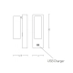 H35 HOTEL SCONCE LED 3W BLACK MATT - USB Zambelis Lights