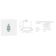 HALO PENDANT 100 CCT + REMOTE CONTROL AZ6476 AZZARDO