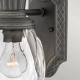Mała latarnia naścienna Plantation – 1 źródło światła – Czarna HK-PLANTATION-S-MB Elstead Lighting
