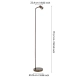 RIGOMAGNO Lampa podłogowa GU10 Brąz 901867 EGLO
