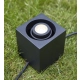 lafabryka.pl Lampa stojąca Spot Kwadrat czarny GARDEN 24 107287 Markslojd