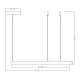 lafabryka.pl Lampa wisząca złota MIDWAY LP-033/1P S GD LIGHT PRESTIGE