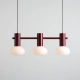 LAMPA WISZĄCA FLO 3 RUBY S (opal glass) 7000E27_S Aldex