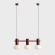 LAMPA WISZĄCA FLO 3 RUBY S (opal glass) 7000E27_S Aldex
