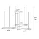 LAMPA WISZĄCA CAYENNE 3 P0604D MaxLight
