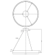 lafabryka.pl Lampa wisząca czarna MIDWAY Triangle LP-033/1P S BK LIGHT PRESTIGE