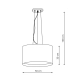 lafabryka.pl Milk wisząca biała LP-021/4P WH Light Prestige