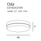 lafabryka.pl ODA C0193 PLAFON BIAŁY IP44 MaxLight