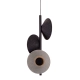 Lampa wisząca Puro Black&grey P0562 MaxLight