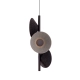 Lampa wisząca Puro Black&grey P0562 MaxLight
