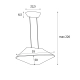LAMPA WISZACA CARBON BLACK&GREY P0567 MaxLight