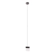 Lampa Wisząca Vetro Brushed Black P0574D MaxLight