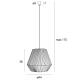 Lampa wisząca Praslin P0584 MaxLight