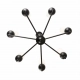 Lampa Wisząca Nova Black 7l P0632 MaxLight