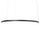 Lampa Wisząca Visual Hor 28W Black 80cm IP44 P0658 MaxLight