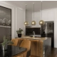 lafabryka.pl Palla wisząca złota LP-2844/1P GD Light Prestige