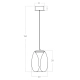 Lampa wisząca PAMELA AZ5824 LED 8W 3000K AZZARDO
