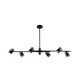 Lampa wisząca Elice PND-58892-6-BK-BRO Italux