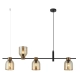 lafabryka.pl  Lampa wisząca Servio PND-66892-4-BK-AMB ITALUX