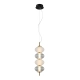 Lampa wisząca Testa PND-84938-4V-BK Italux