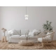 Lampa wisząca Nico PND-8545-2-AB-WH ITALUX