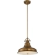 lafabryka.pl Lampa wisząca Emery – 1 źródło światła – Stary mosiądz QZ-EMERY-P-M-WS Elstead Lighting