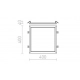 STRUCTURAL LED 40x40 wpuszczana biała 230V LED 40W 3000K R12062 Rendl light studio