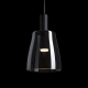lafabryka.pl BELLINI M LED wisząca czarna szkło przydymione 230V LED 5W 30° 3000K R13652 Rendl light studio