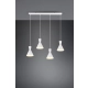 lafabryka.pl Lampa wisząca biała 4L ENZO R30784031 TRIO