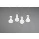 lafabryka.pl Lampa wisząca biała 4L ENZO R30784031 TRIO