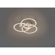 lafabryka.pl Lampa sufitowa LED nikiel CIRCLE R62823107 TRIO