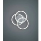 lafabryka.pl Lampa sufitowa LED nikiel CIRCLE R62823107 TRIO