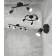 lafabryka.pl Lampa sufitowa czarna 2L PARIS R80912032 TRIO