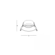 S148 RECESSED SPOT 1XGU10 MOVABLE SANDY WHITE Zambelis Lights