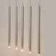 Lampa wisząca SOPEL 5 szary beż 41456 Sigma