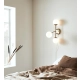 lafabryka.pl Kinkiet TRINITY Wall 3L Brass/White 108254 Markslojd