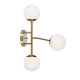 lafabryka.pl Kinkiet TRINITY Wall 3L Brass/White 108254 Markslojd
