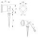 lafabryka.pl Reflektor UBANGI – 800260142 excl. 1x GU10 · max. 28W IP65 TRIO