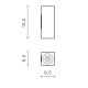 lafabryka.pl Kinkiet Velia Square 2 (white) AZ4403 AZZARDO