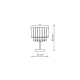 lafabryka.pl Lampa stołowa VETRO LP-2910/1T LIGHT PRESTIGE