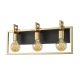 lafabryka.pl  Kinkiet Primero WL-44003-3-BK-GD ITALUX