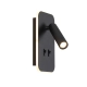 Kinkiet Doria WL-83957-1-BK Italux