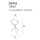 lafabryka.pl XENA T0044 LAMPA BIURKOWA MaxLight