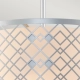 Średnia lampa wisząca Ziggy – 2 źródła światła – Lakierowane srebro ZIGGY-2P-M-LS Elstead Lighting